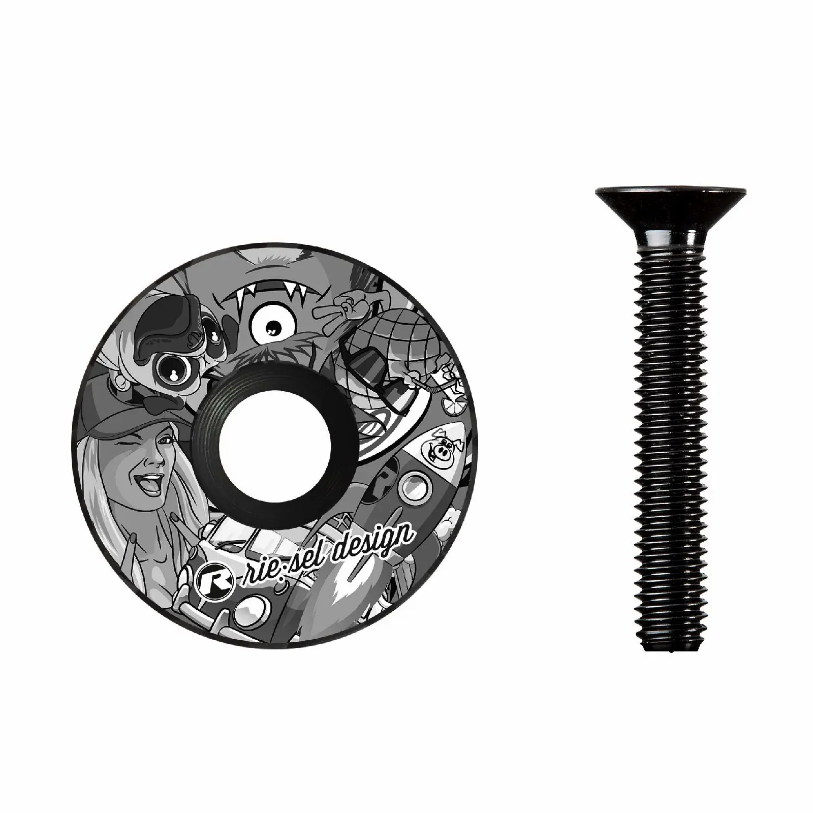 Topplock Riesel Design Stem Stickerbomb Eyecatcher Ultra