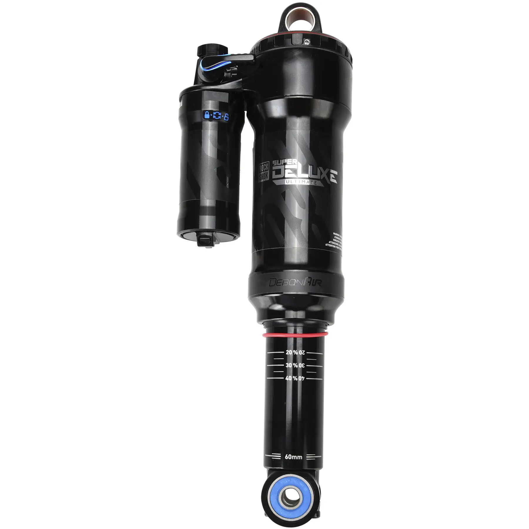Luftspjäll Rockshox Super Dlx Ult Rct 230x60 Dba 2tk Mr/Mc 380lb Std/Brg Sc Nomad