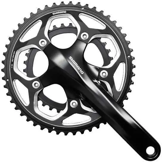 Vevparti Shimano FC-RS500 2 x 11 växlar 50/34T 172.5 mm svart