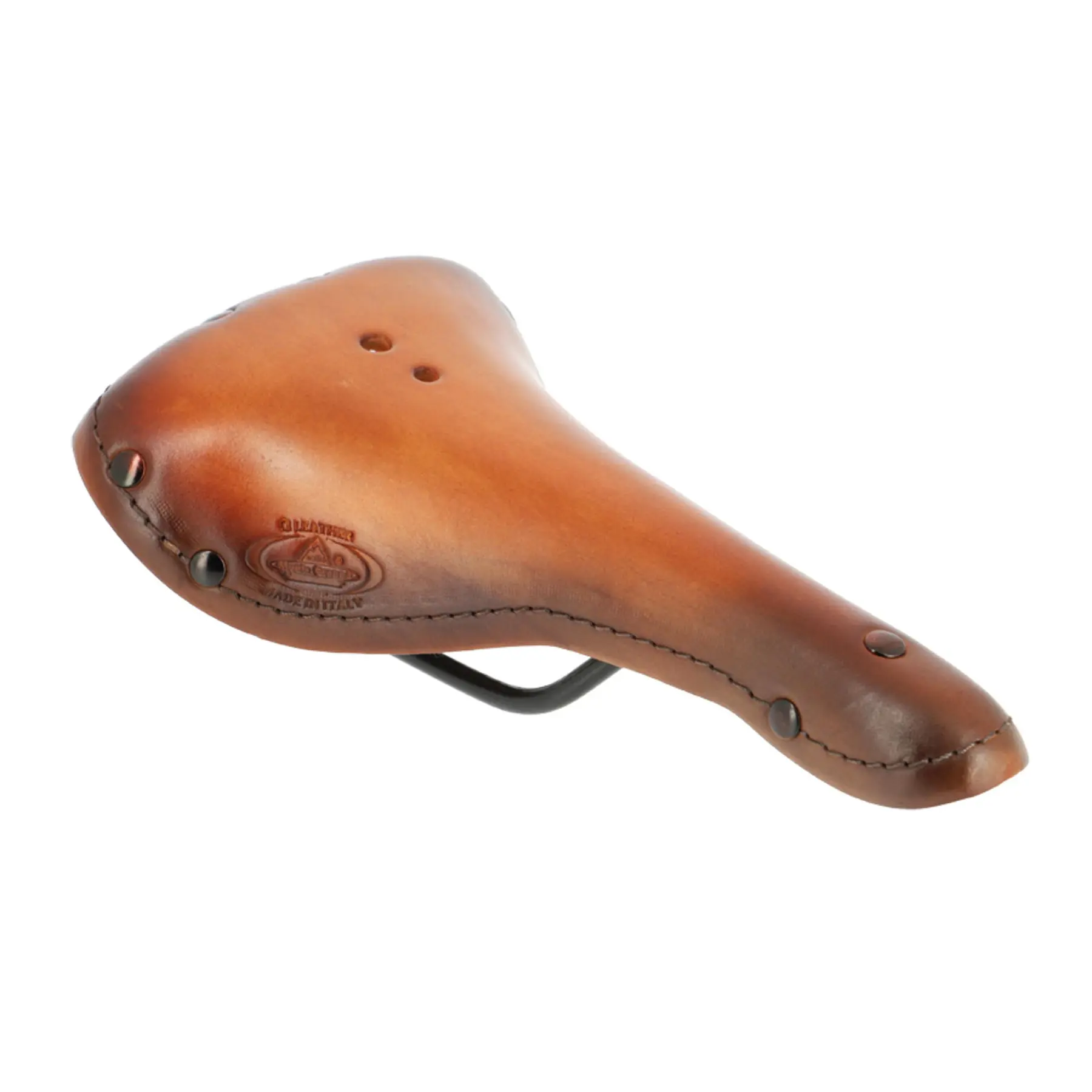 Äkta lädersadel Selle Montegrappa 1960 Old Sporting Charleston