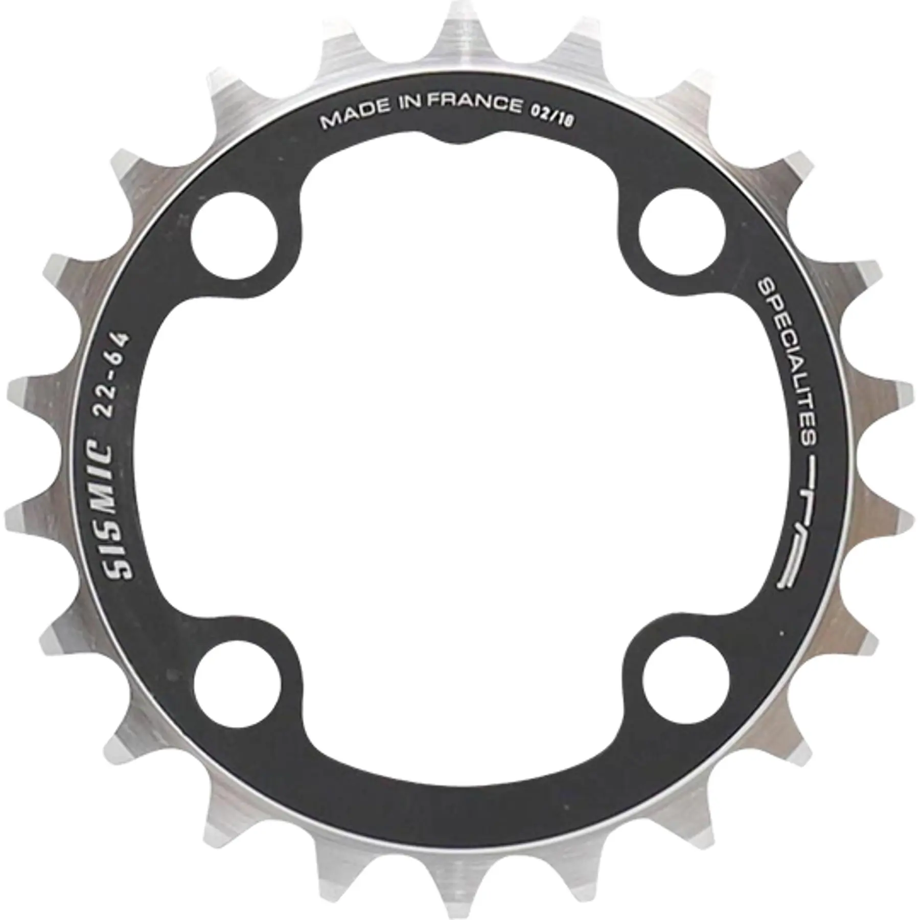 Cykeldiskplatta triple 64 inter 4 armar Specialités T.A. Sismic