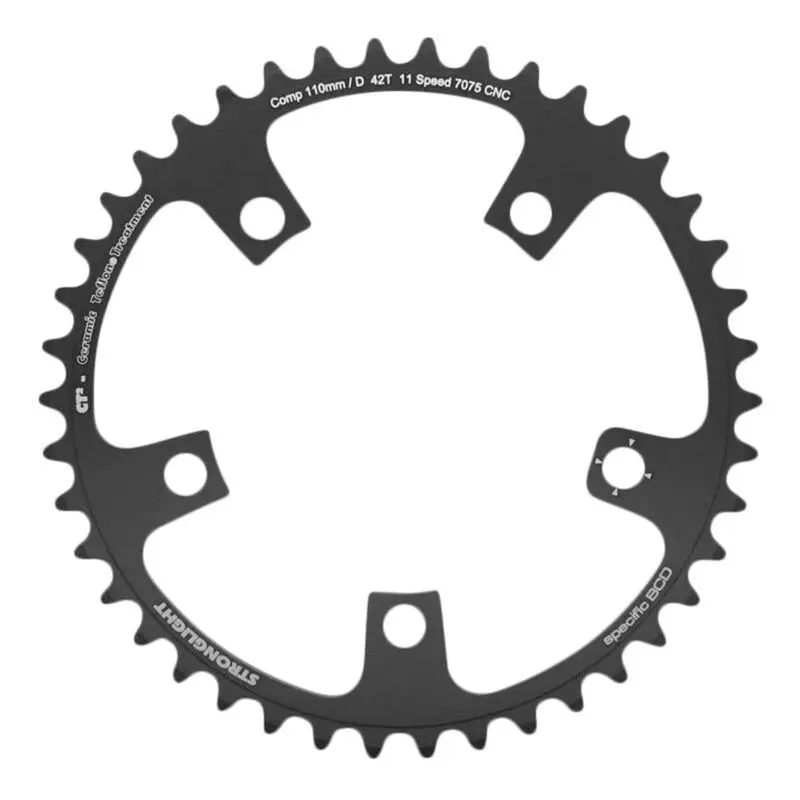 5-ekrad ultra torque vägkedja Stronglight Campagnolo Ct2 Record-Chorus-Athena Filete