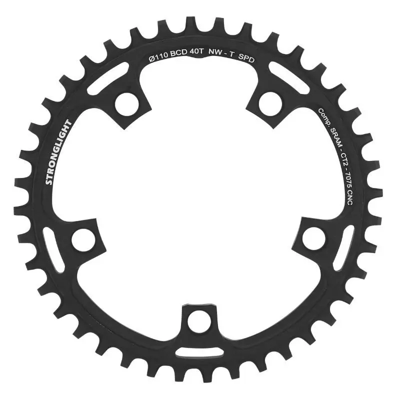 5-ekrad grusplattform Stronglight Sram Ct2 Mono Red-Force-Rival