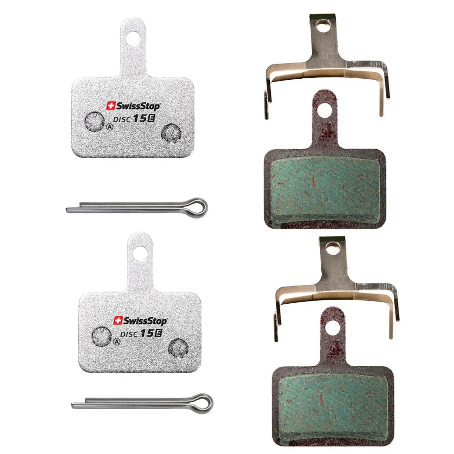 Bromsbelägg för cykel Swissstop Shimano Deore/Tektro/TRP/Clarks