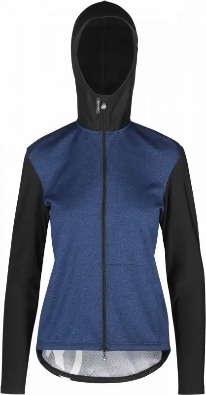Jacka Assos Trail Women'S Spring Fall Hooded Jacket Blå