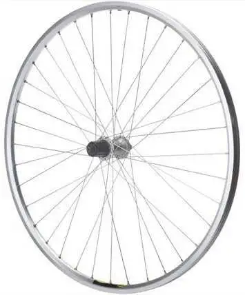 Bakhjul 622 mm 28" 7/8/9-delad kassett silver Shimano/SRAM