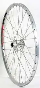 Framhjul 507 mm (24") Skivbroms 6-bult silver