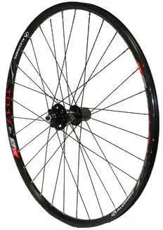 Bakhjul 507 mm 24" 8/9-delad kassett snabblås svart Shimano/SRAM