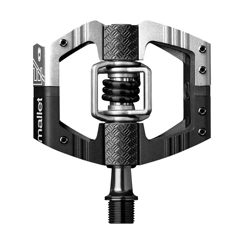 Cykelpedaler Crankbrothers Mallet E LS svart/silver