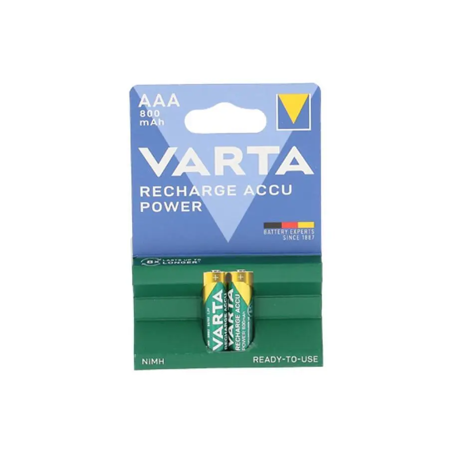Uppladdningsbart batteri Varta LR03 AAA (x2)