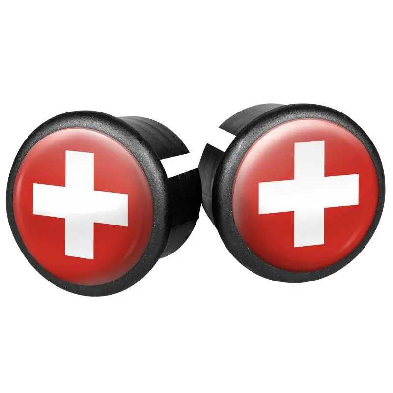 Uppsättning med 2 styrkåpor för landsvägscyklar Velox Doming Suisse