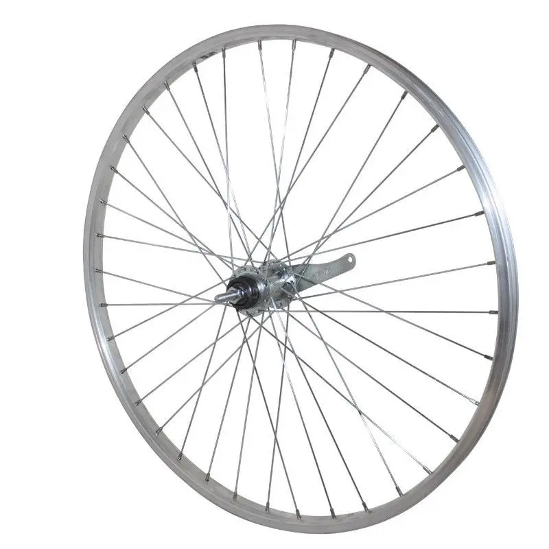 City bakhjul, stålnav, aluminium omvänd camber Velox torpedo 1V. 26"