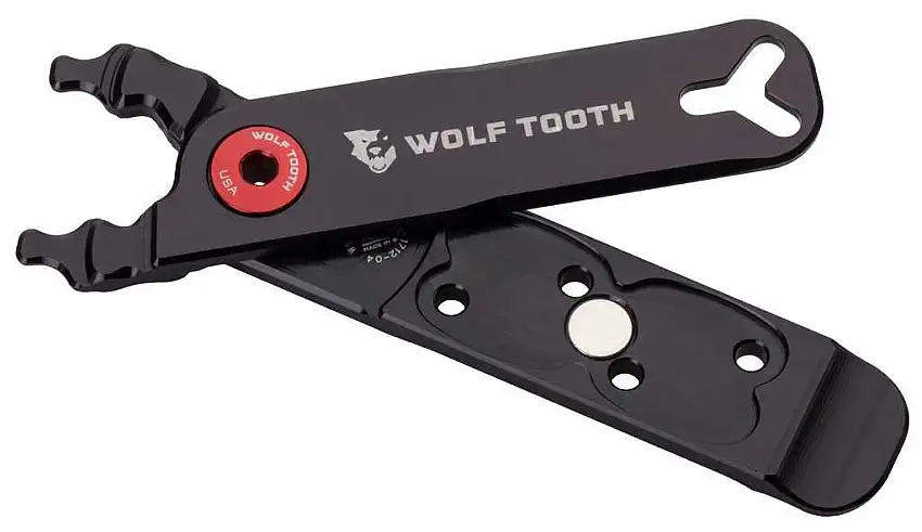Kedjelåsverktyg Wolf Tooth Components Masterlink Combo röd