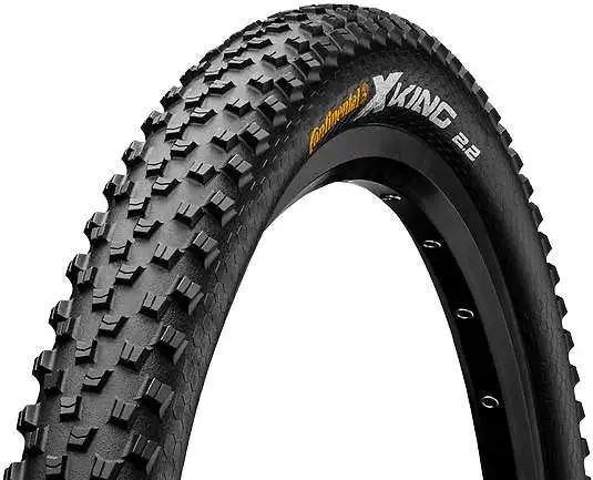 Cykeldäck Continental X-King Performance 60-559 (26 x 2.4") vikbart svart