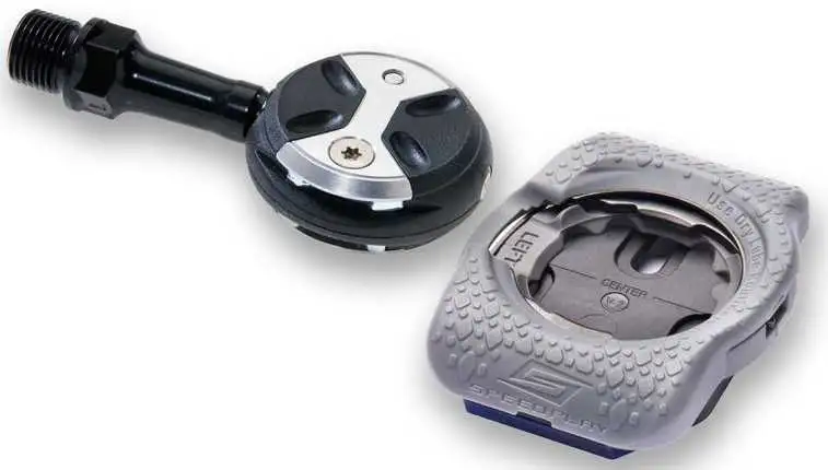 Cykelpedaler Speedplay Ultra Light Action Chrome Moly inkl. Pedalklossar svart