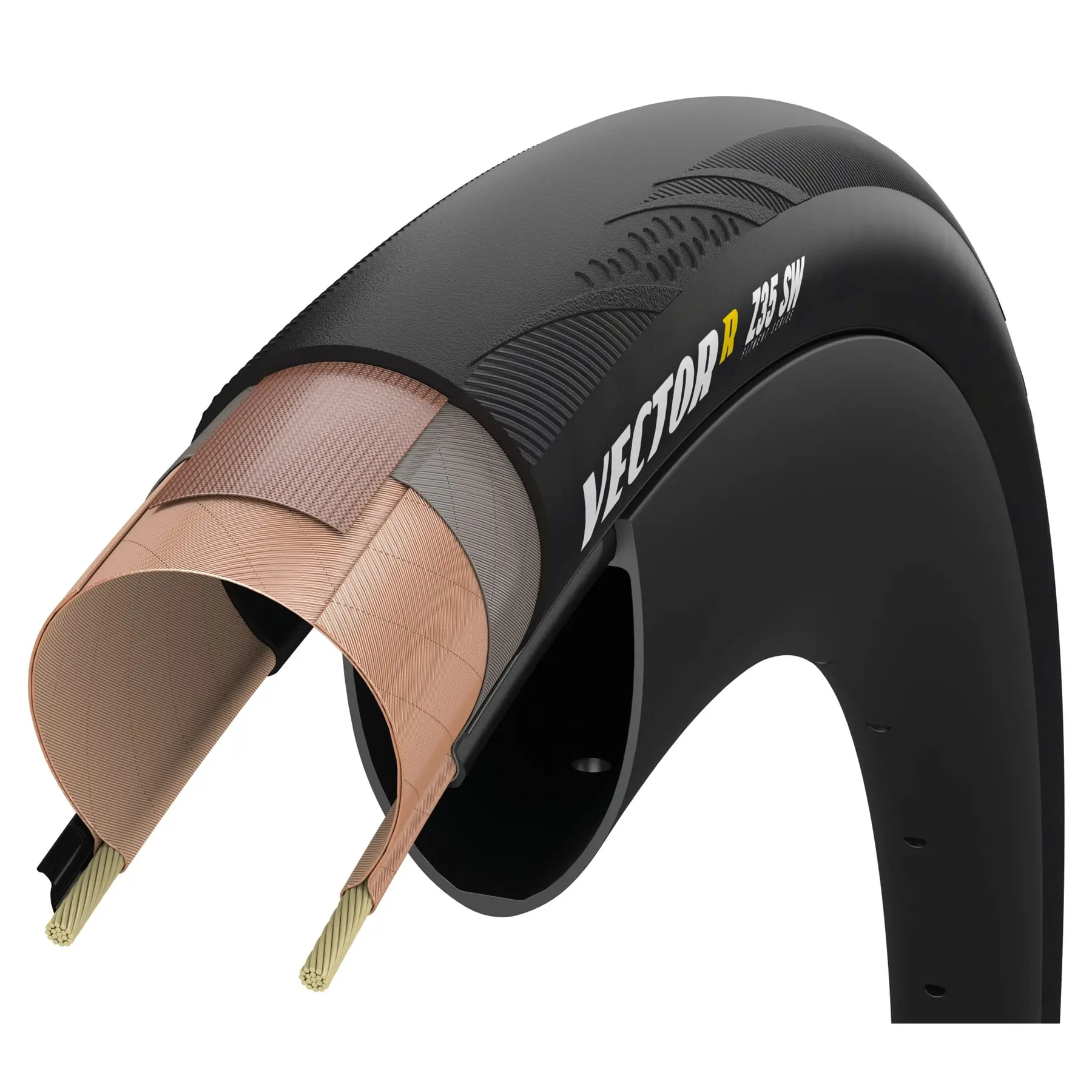 Slanglöst däck Zipp Goodyear VectorR Z35 SW
