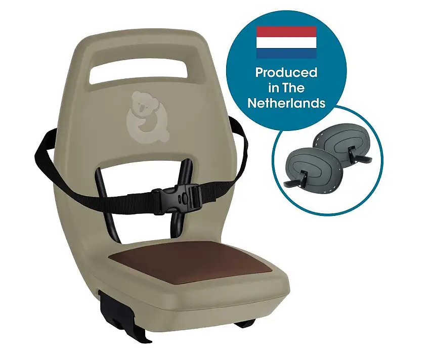 Cykelbarnstol Qibbel 6+ Junior Seat Beige
