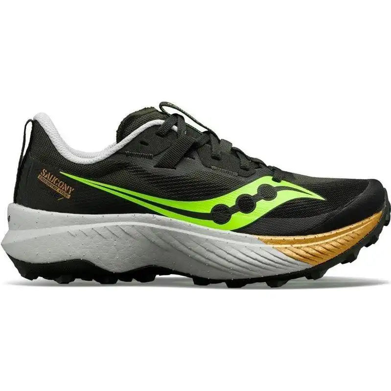 Löparskor Saucony Trailrunning Endorphin Edge Umbra/slime