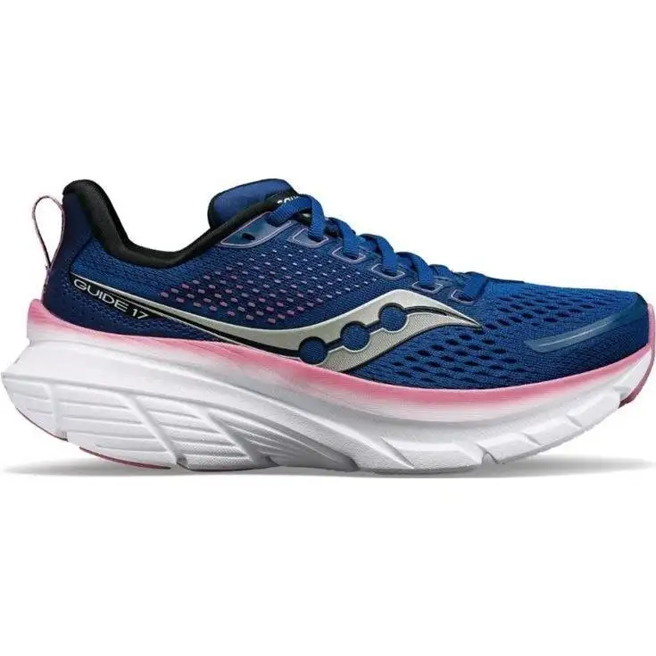Löparskor Saucony Guide 17 Navy/Orchid Dam