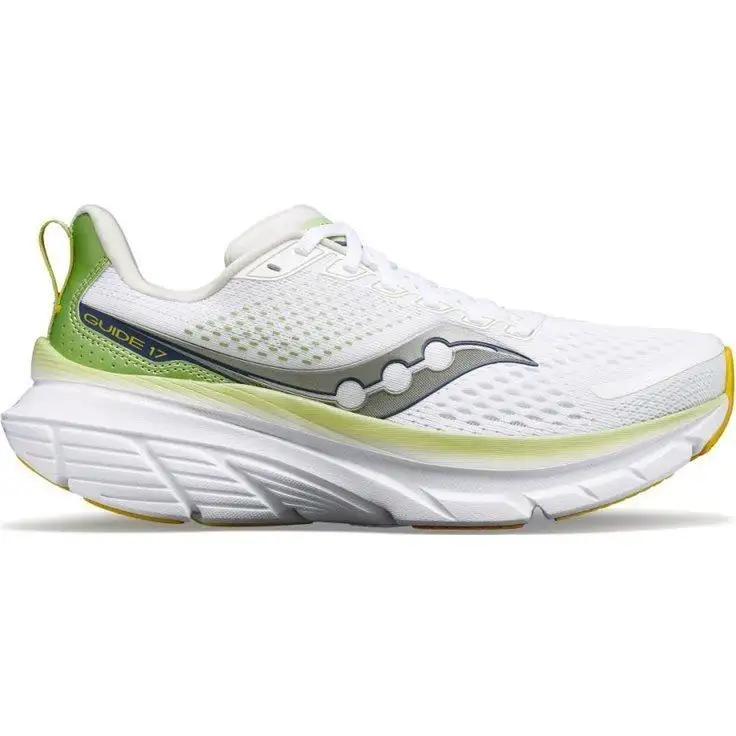 Löparskor Saucony Guide 17 White/Fern
