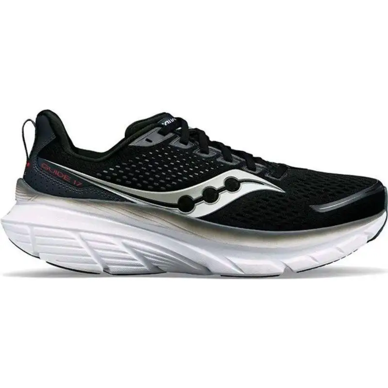 Löparskor Saucony Guide 17 Wide Black/shadow