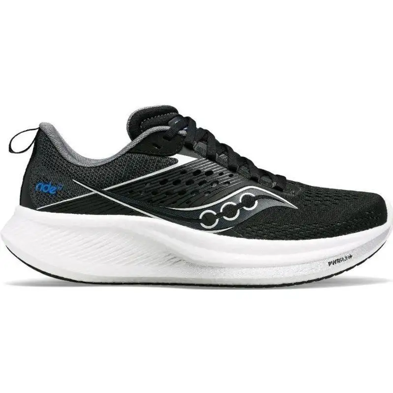 Löparskor Saucony Ride 17 Wide Black/white
