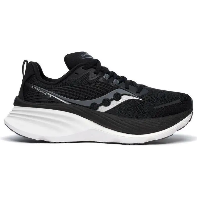 Löparskor Saucony Hurricane 24 Wide Black/carbon
