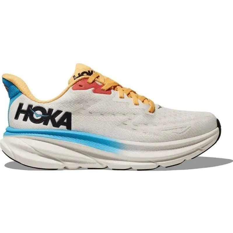 Löparskor Hoka Clifton 9 Blanc De Blanc/swim Day