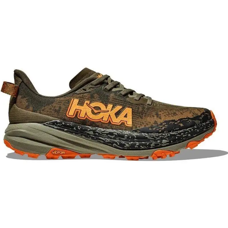 Löparskor Hoka Trailrunning Speedgoat 6 Antigue Olive/squash