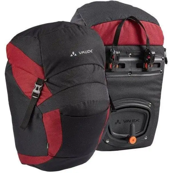 Cykelväska Vaude Ontour Front Bag Black/Carmine