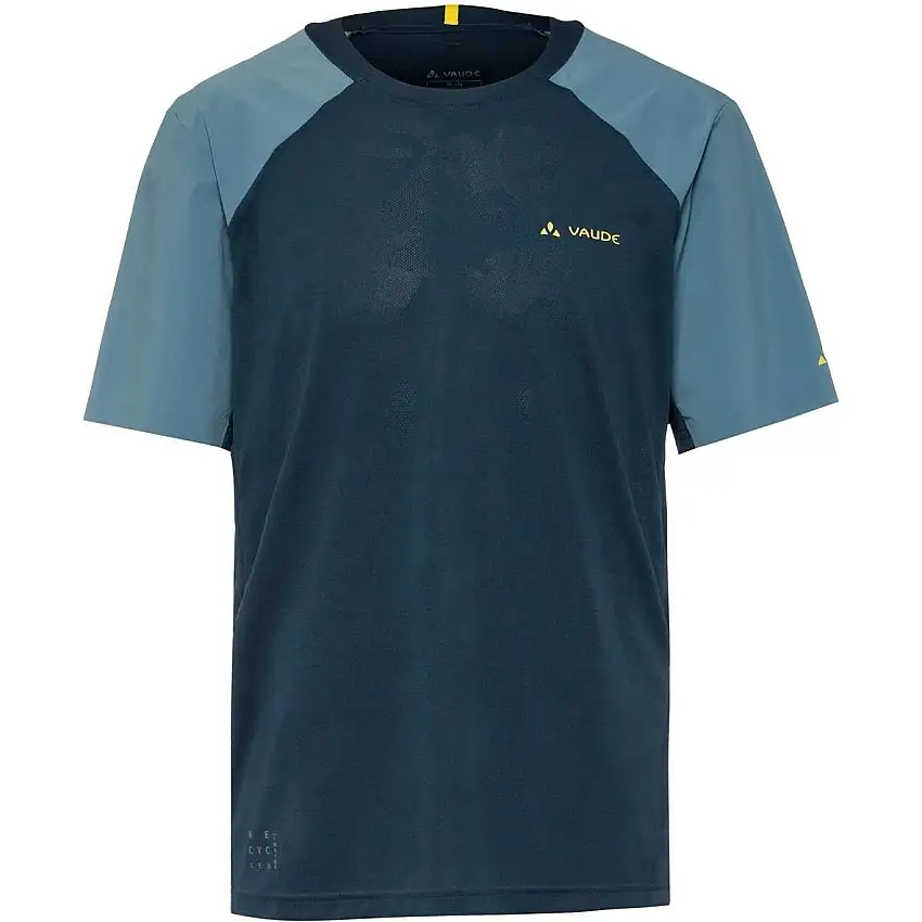 Cykeltröja Vaude Moab Pro SS Shirt Men Dark Sea