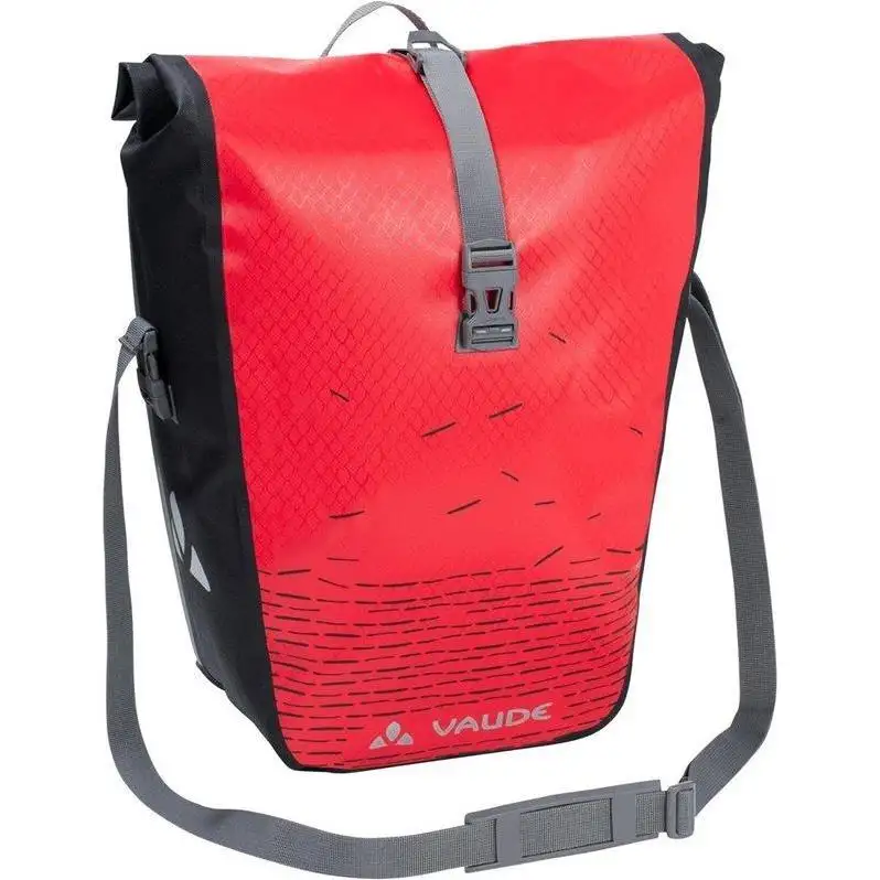 Cykelväska Pakethållare Vaude Aqua Back Print Single Red/Black