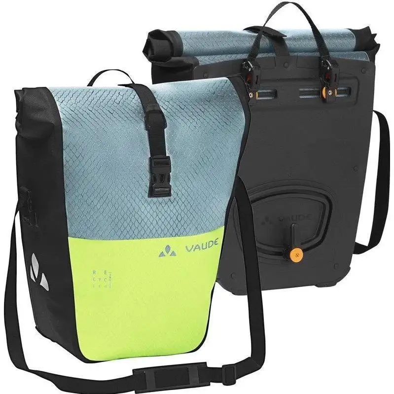 Cykelväska Pakethållare Vaude Aqua Back Color Nordic Blue/Bright Green