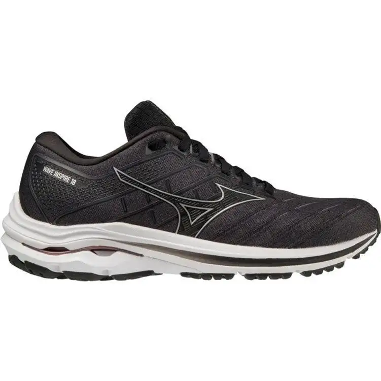 Löparskor Mizuno Wave Inspire 18 Black/Silver/Ebony