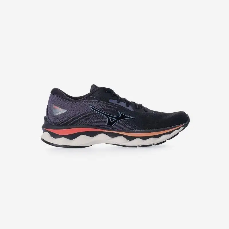 Löparskor Mizuno Wave Sky 6 Black/Quicksilver/Hot Coral