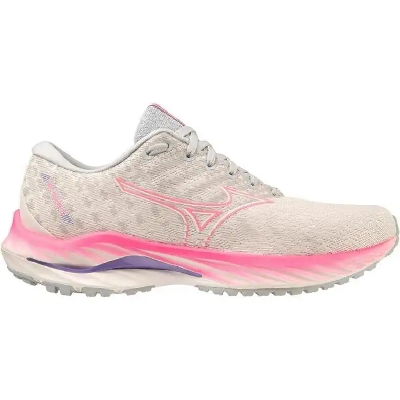 Löparskor Mizuno Wave Inspire 19 Swhite/Hvpink/Ppunch