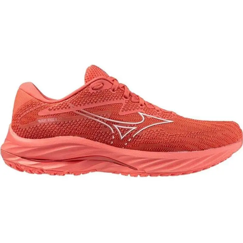Löparskor Mizuno Wave Rider 27 Dubarry/white/cranberry