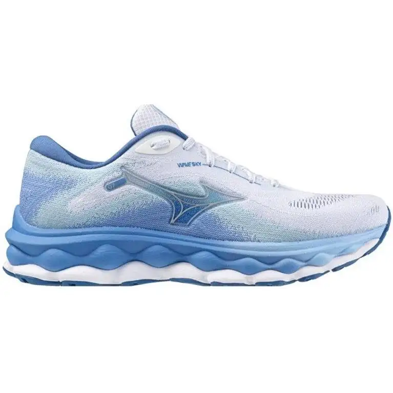 Löparskor Mizuno Wave Sky 7 White/Nickel/Marina