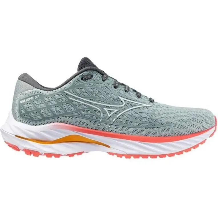 Löparskor Mizuno Wave Inspire 20 Gray Mist/White/Dubarry