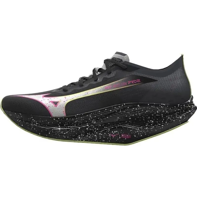 Löparskor Mizuno Wave Rebellion Pro 2 Black/silver/pink Tetra