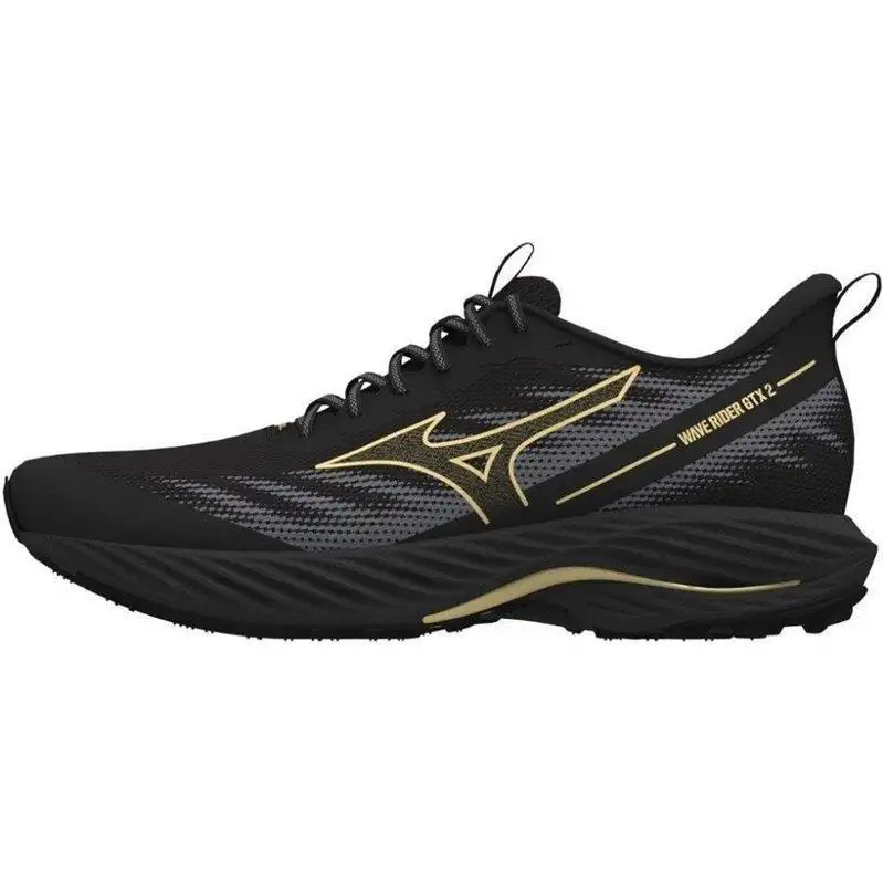 Löparskor Mizuno Wave Rider GTX 2 Dam Iron Gate/Ge Gold/Black