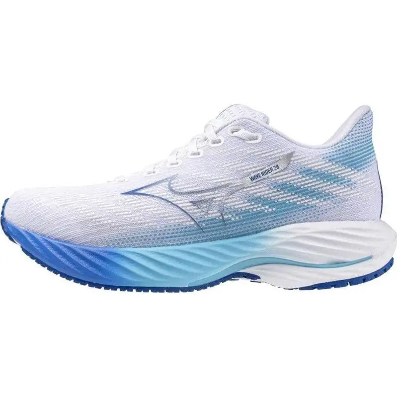 Löparskor Mizuno Wave Rider 28 White/Mugen Blue