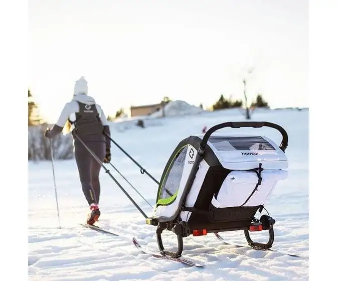 Skidkitt Hamax Breeze/Cocoon Skiing Kit  Black/Grey