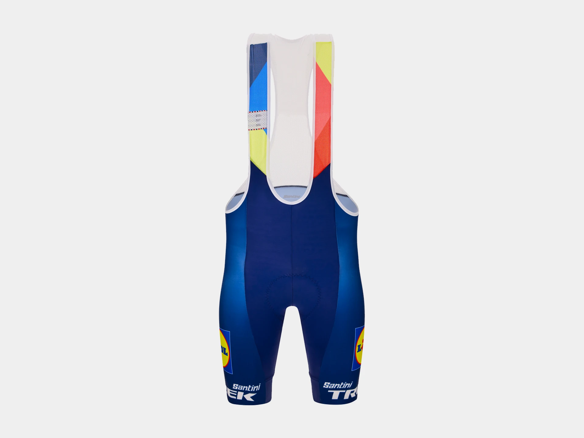 Cykelbyxor Santini Lidl-Trek Team Replica blue/yellow