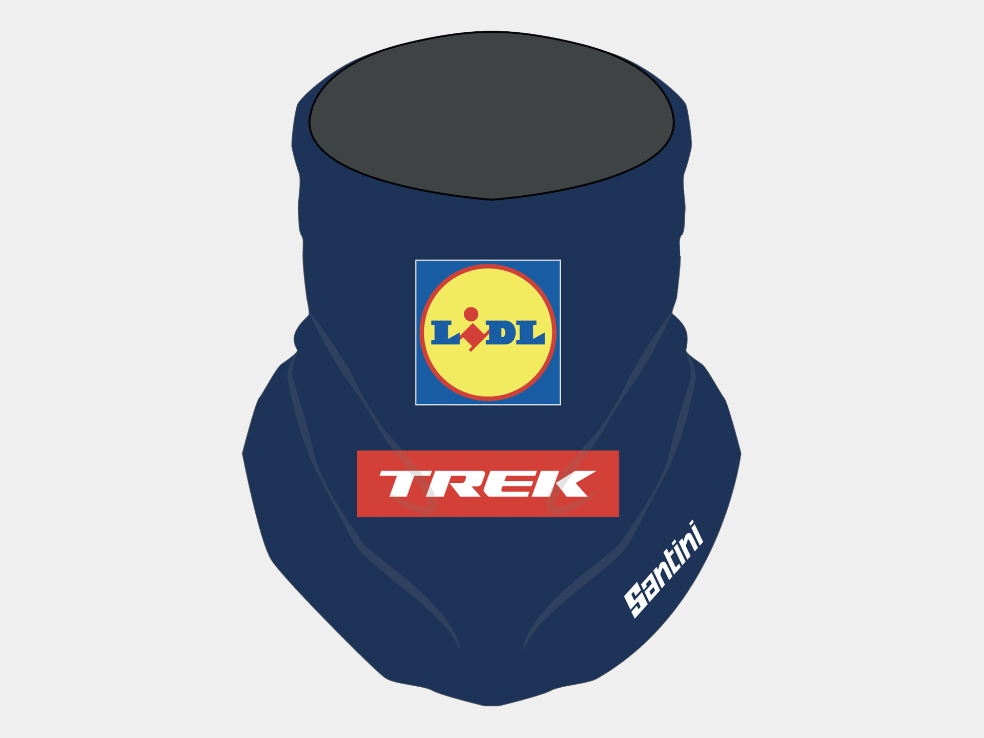 Multiwear Santini Lidl-Trek Team Neck Warmer blue/yellow