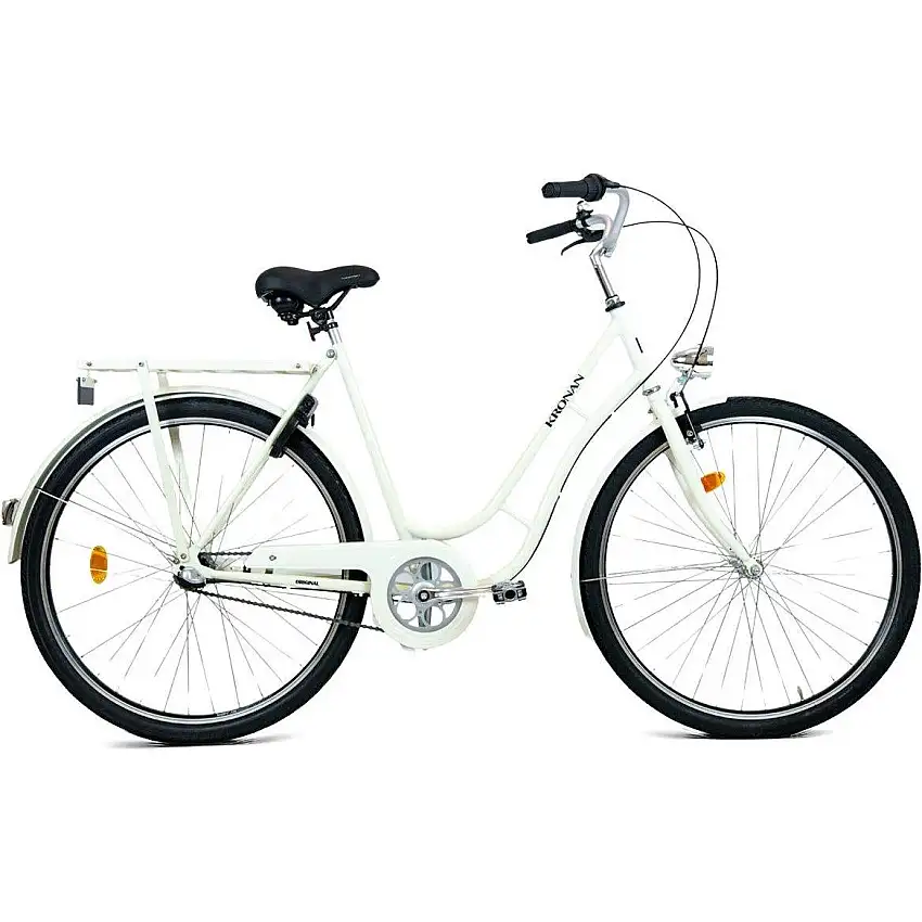 Damcykel Kronan Original D3 Vit