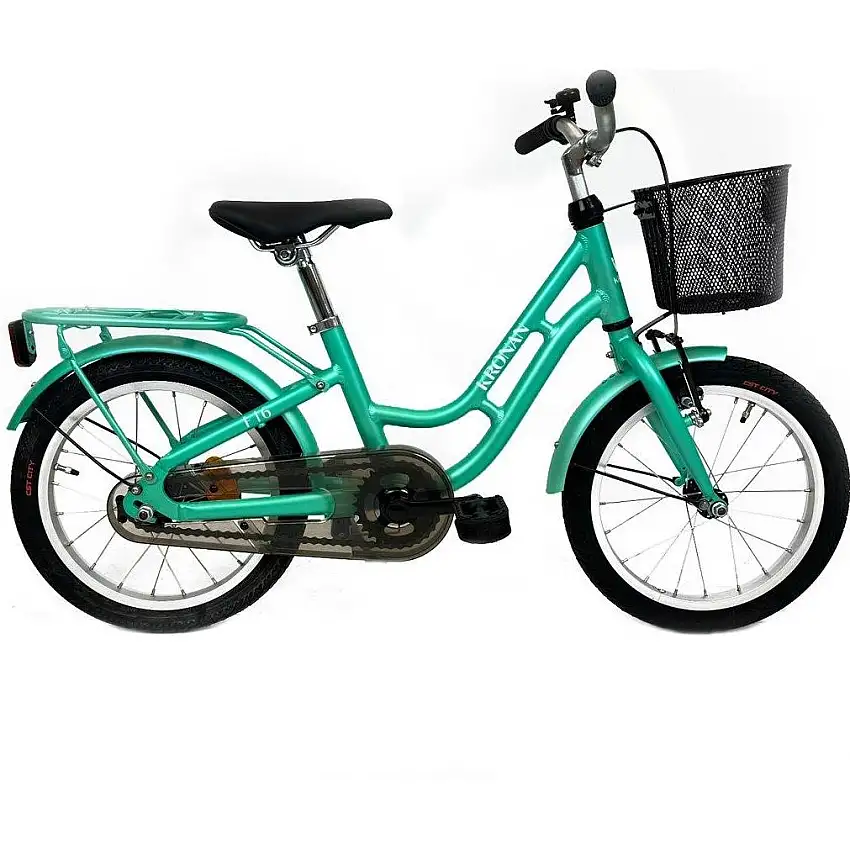 Barncykel Kronan F16 0-växlad Turkos