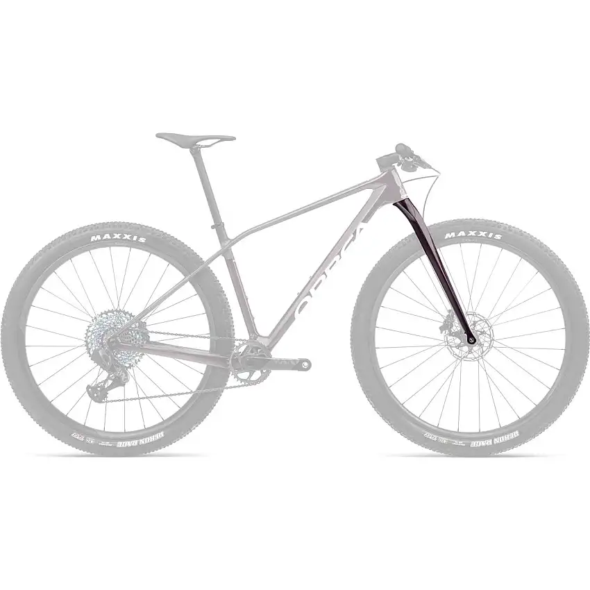 Framgaffel Orbea Spirit Fork Red Wine Carbon View Gloss/Carbon Raw Matt