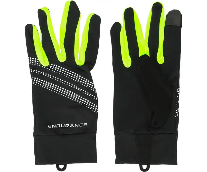 Endurance Löparhandskar Sherman Run Gloves unisex Black Solid