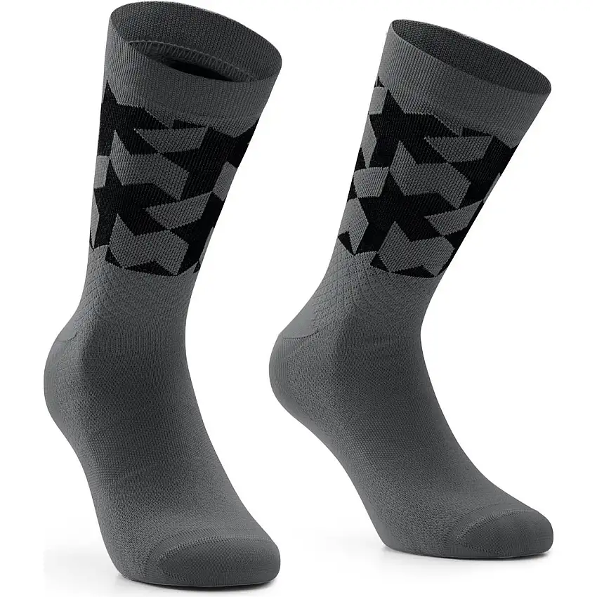 Assos Cykelstrumpor Monogram Evo Grå